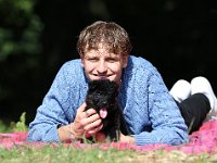 5,5 Wochen alt  Niklas mit Catherine Perrens Qiu-Quana
